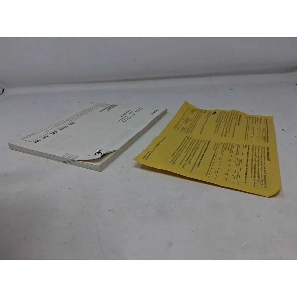 Playstation 2 Instruction Manual SCPH-75001 +start Up/Compatible Product List I
